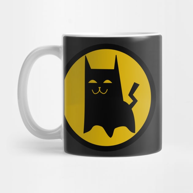 Cute Batcat Symbol | Shadow | Kitten | Kitty Cartoon by DepicSpirit